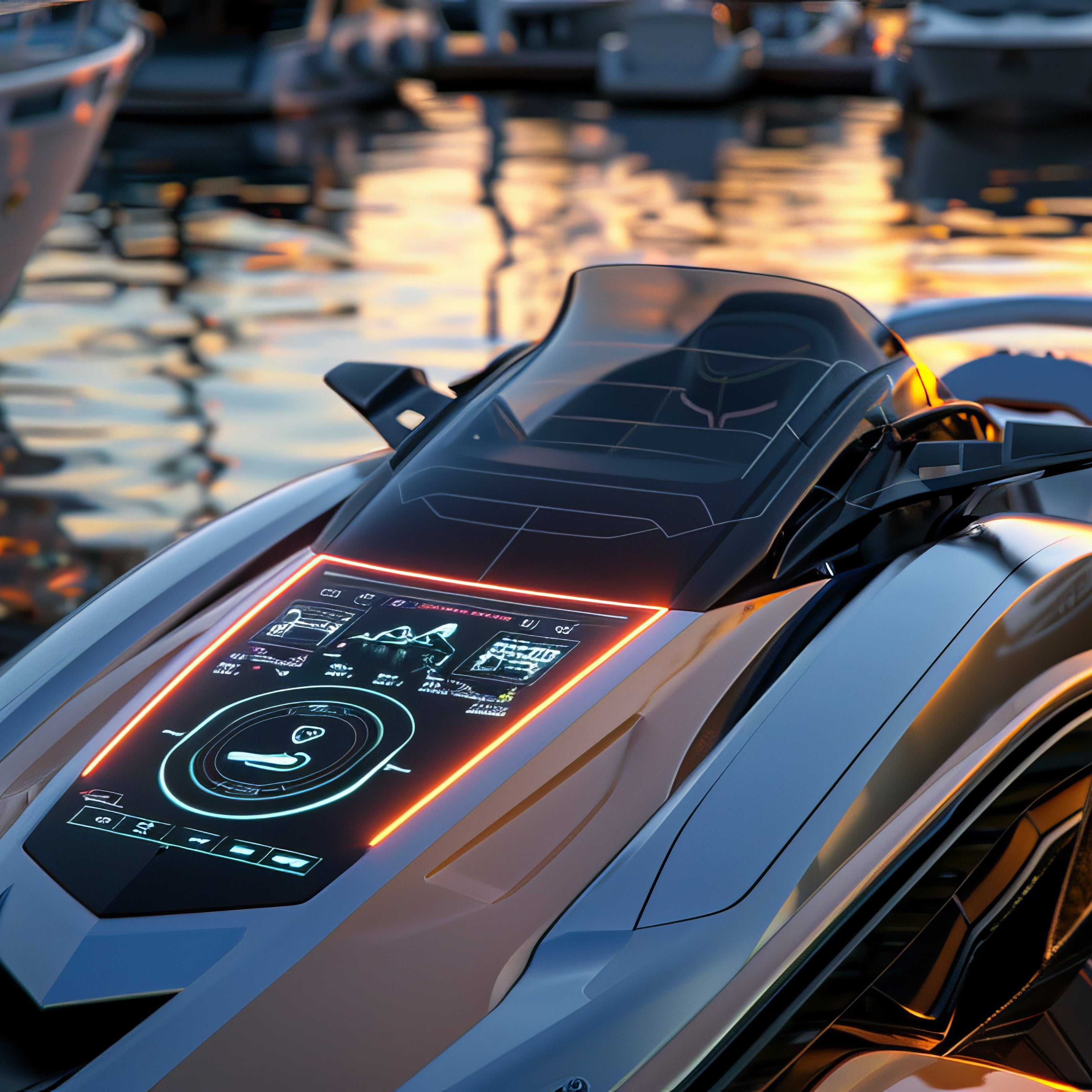 Ilgalaikė švartavimosi vieta vandens motociklui