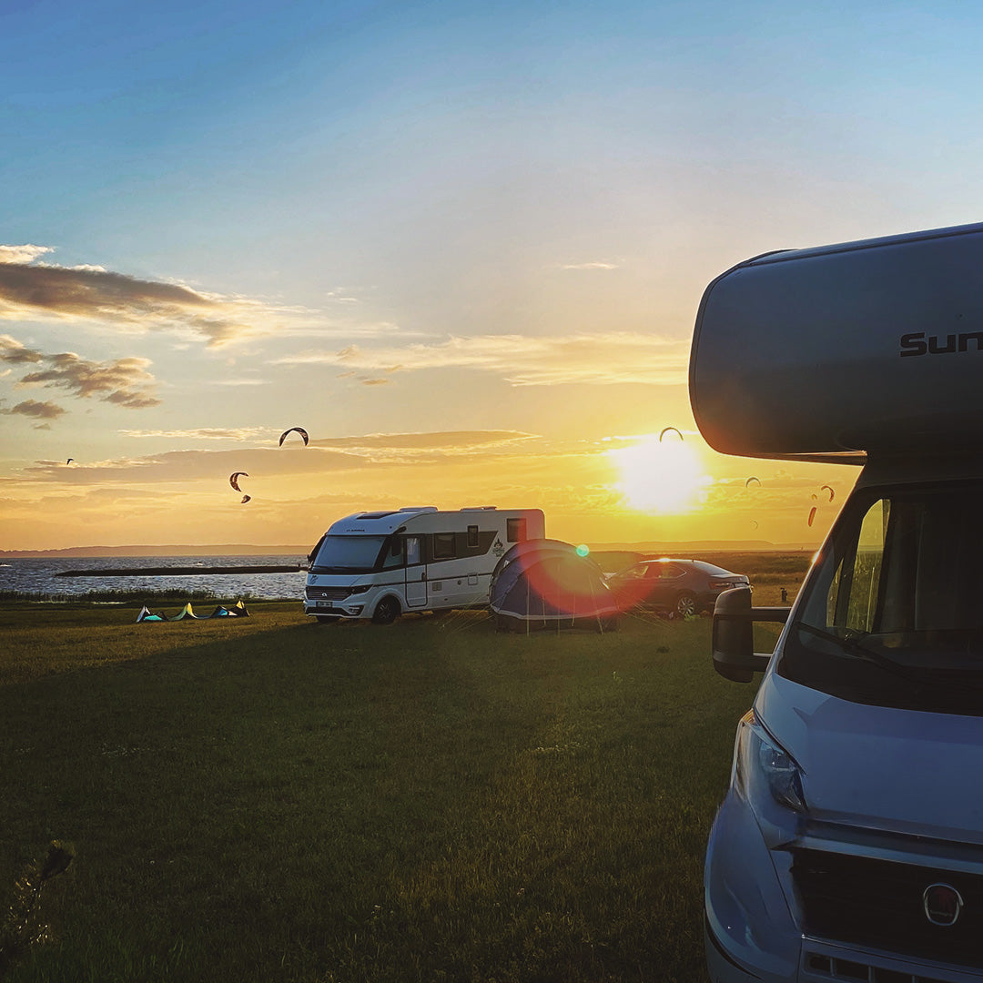 Campsite pitch for a night (MIDDLE VIEW)