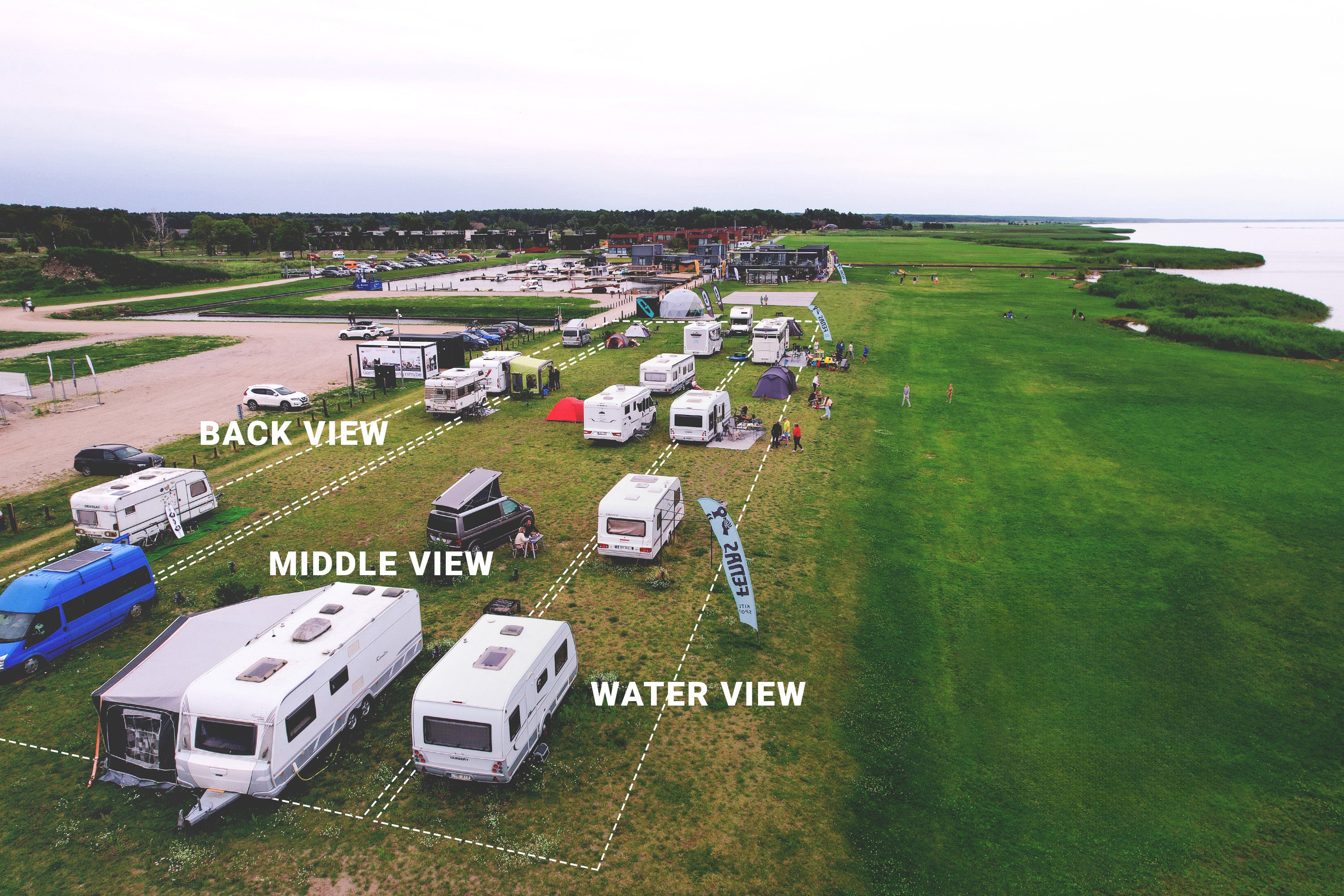Campsite pitch (WATER VIEW)